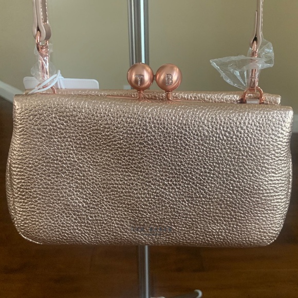 Ted Baker London Bags Nwt Ted Baker London Rosegold Pebble Leather